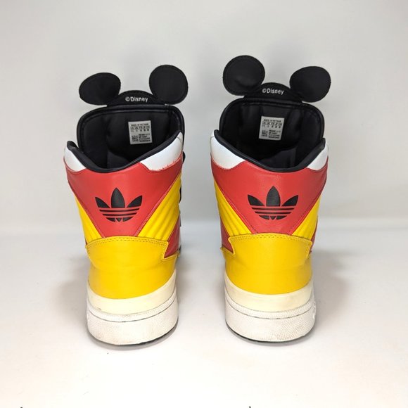 VERY RARE adidas x Jeremy Scott x Disney 2010 Mickey Mouse U43037 Size US11.5 - Picture 3 of 10
